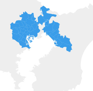 無料出張・対応エリアMAP